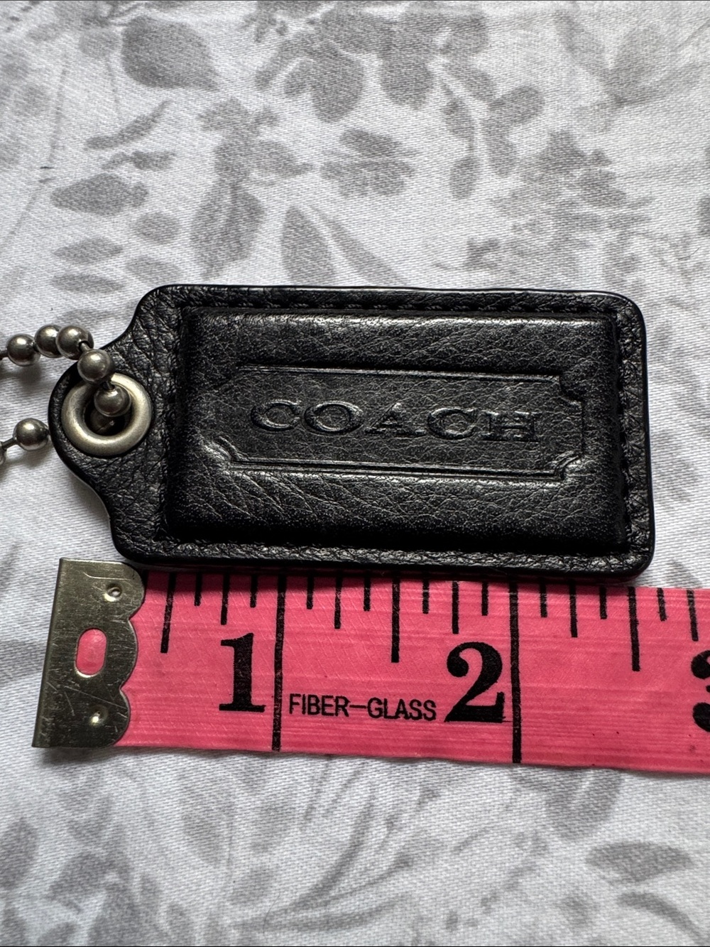 Coach Black hangtag
